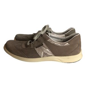 Mephisto Runoff Laser Air  jet Women’s  10 Gray Snake Boa Laser Sneakers Shoes